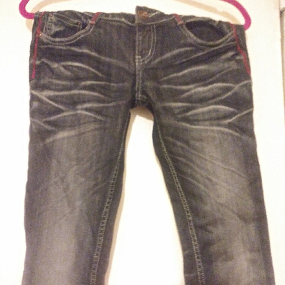 Korean brand jeans washed style